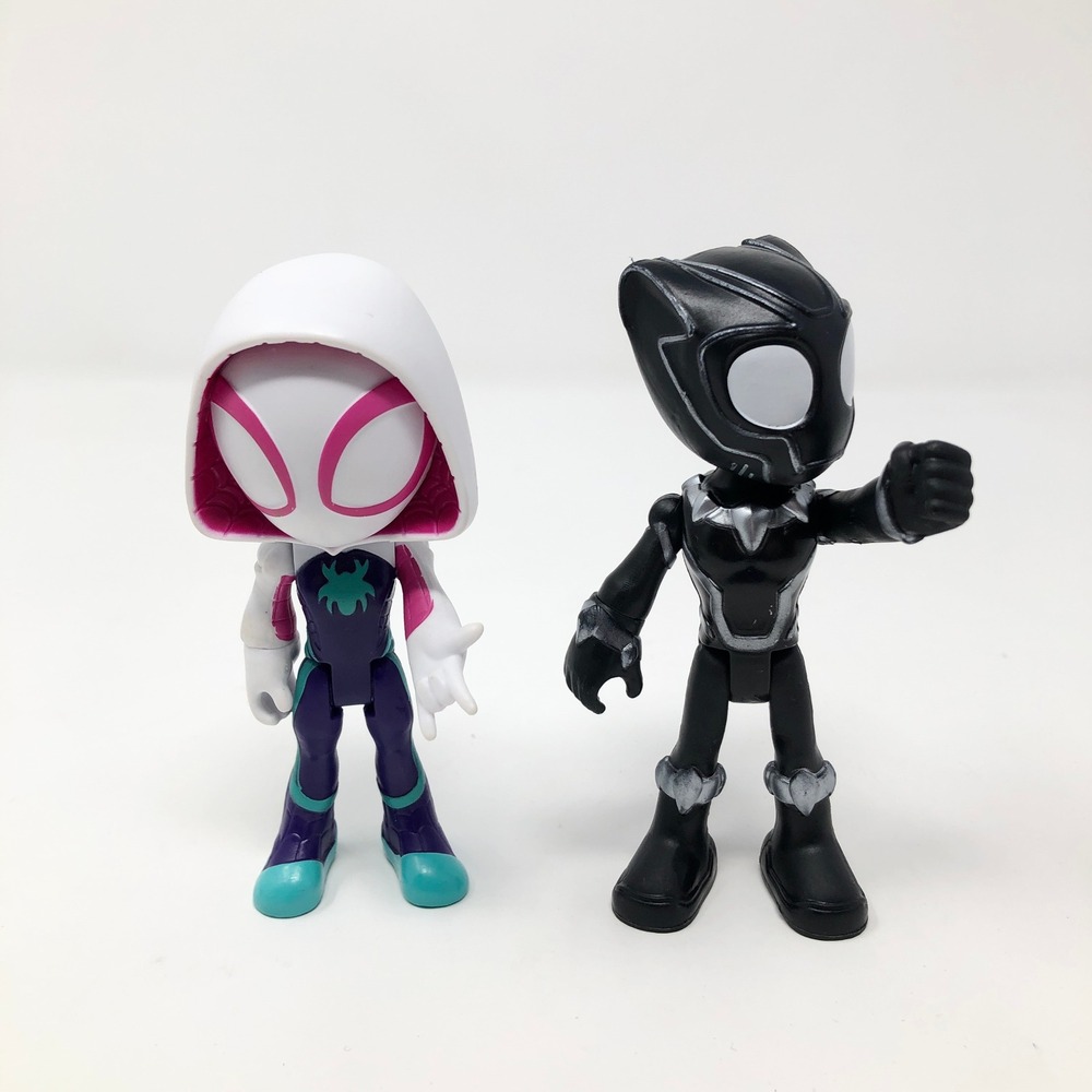 Marvel Spidey & His Amazing Friends Ghost-Spider & Black Panther Figures 2021
